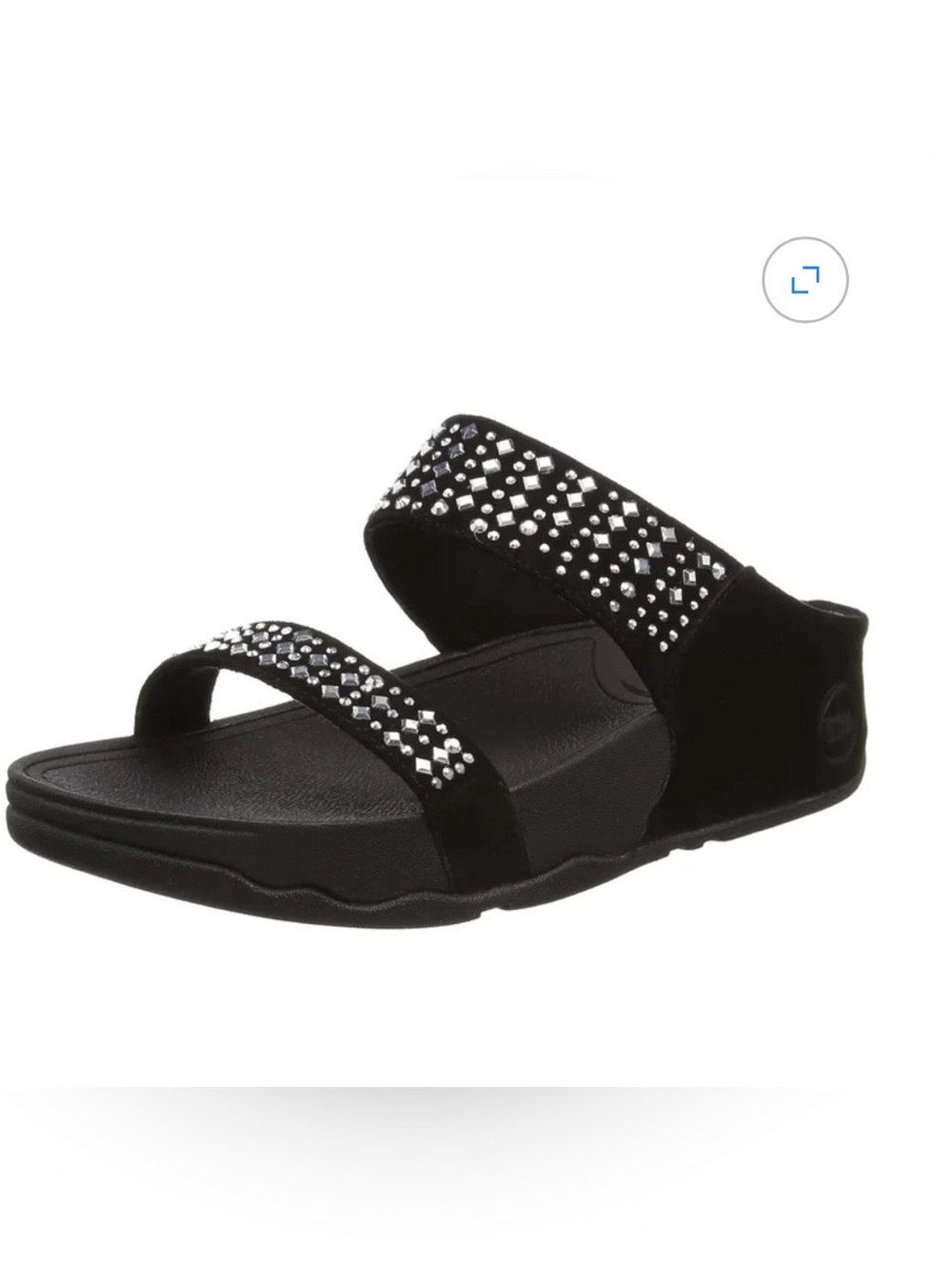 Fitflop Novy Slide Sandals-Navy-NWT-size 10
